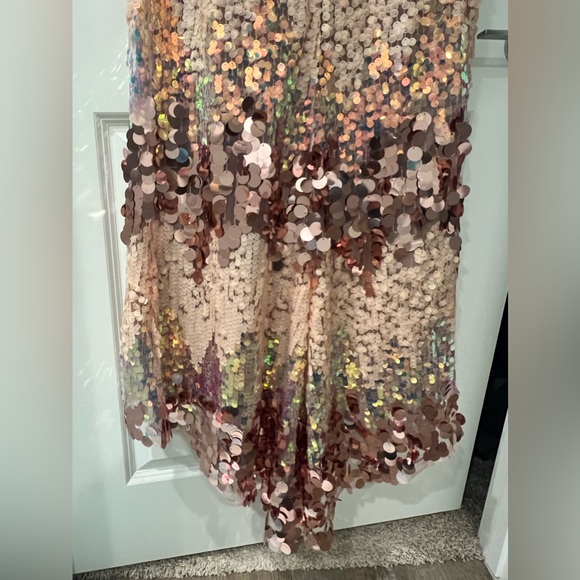 NWOT Bronx and Banco Farah Strapless Blush Gown Prom - Picture 14 of 14